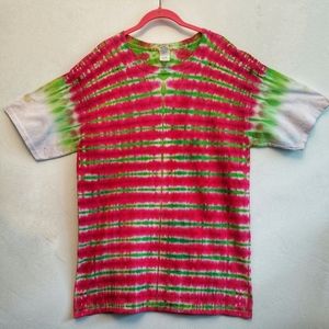 Men's L One-of-a-kind, Hand tied Hand dyed Tshirt